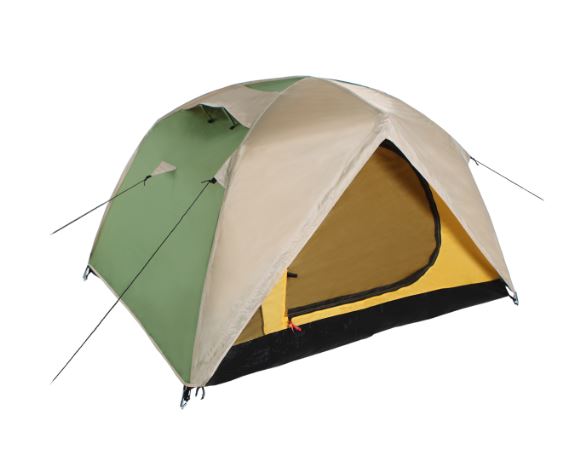 картинка Палатка BTrace Point 2+ (Зеленый/Бежевый)