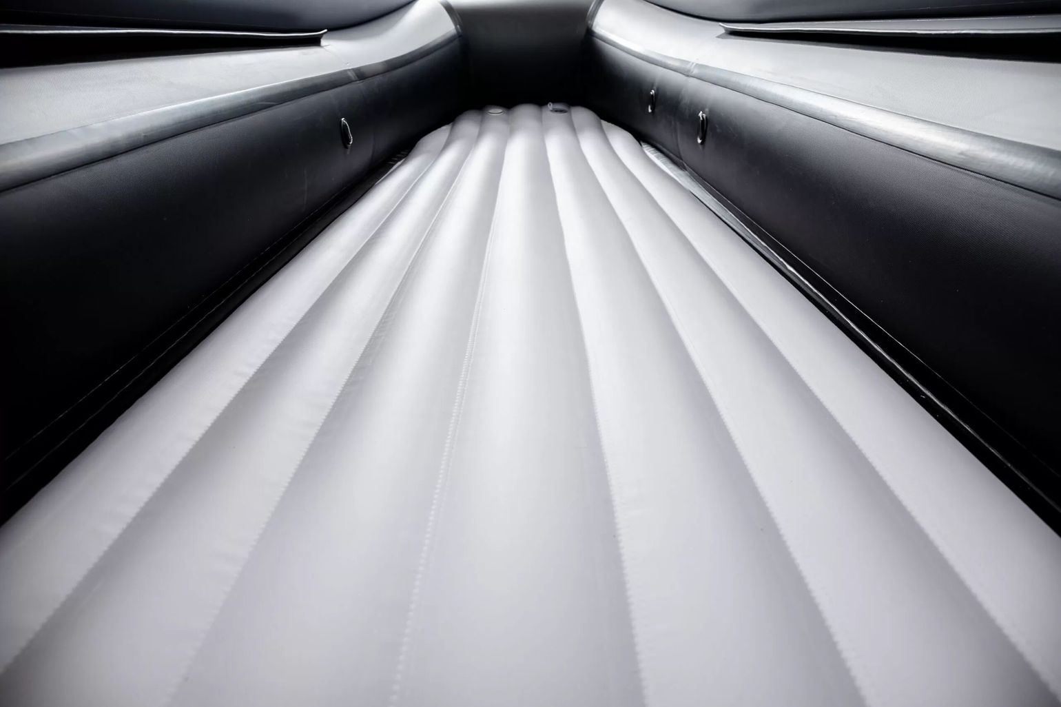 картинка Надувная лодка ПВХ, RiverBoats RB 370 НДНД, ф/б, черно-серый