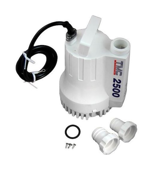 картинка Помпа осушительная, 12 В, 2500GPH (9462.5 л/ч)