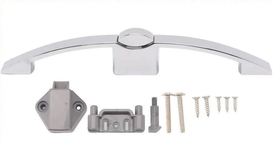 картинка Ручка-замок мебельная BL06-160-CH (зеркальный)