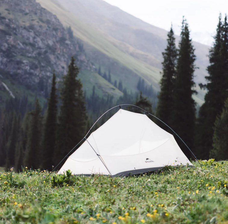 картинка Палатка Naturehike Cloud Up UL Si 1-местная, алюминиевый каркас, серая