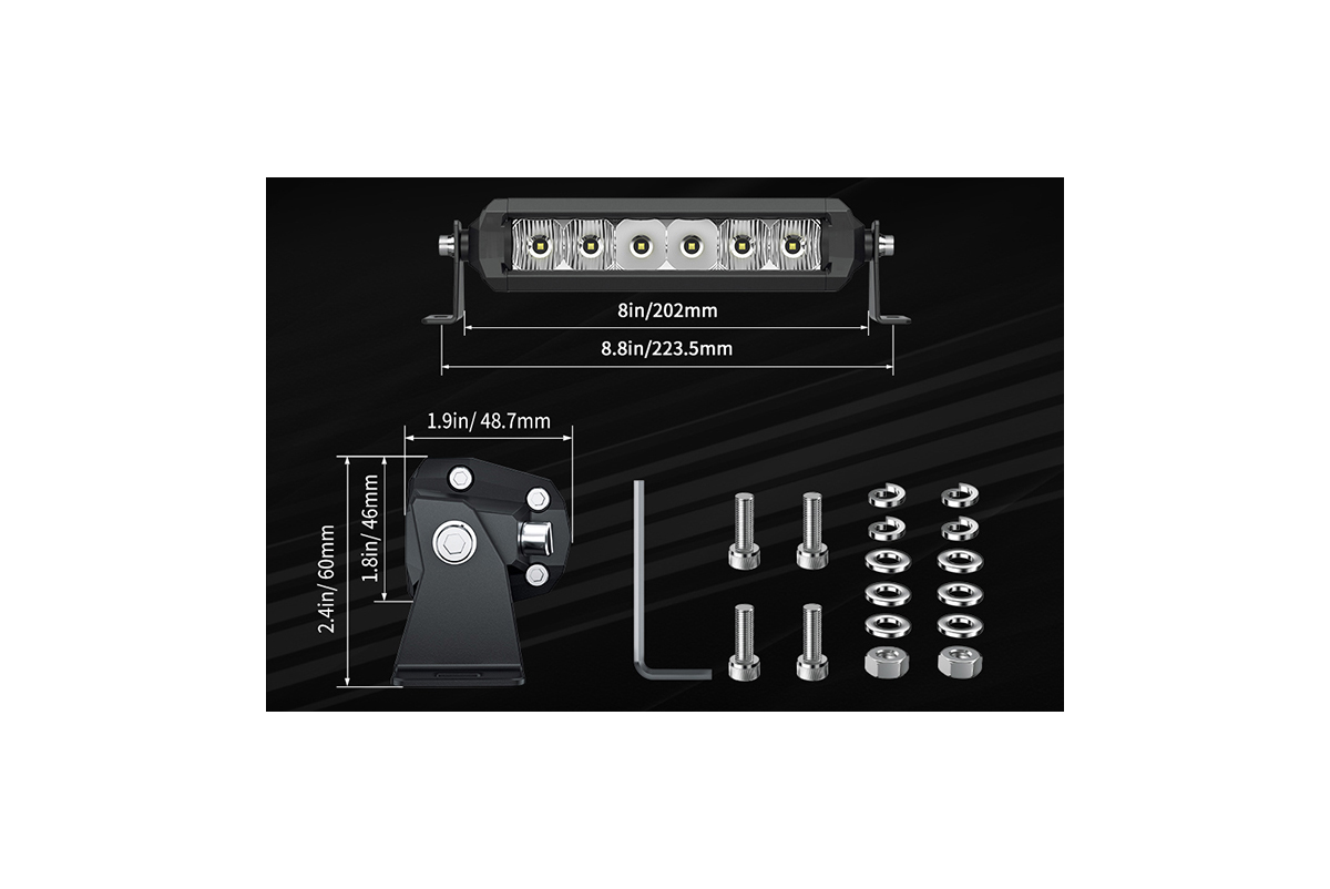 картинка Светодиодная фара комбинированного света AURORA 152 мм 30W LED