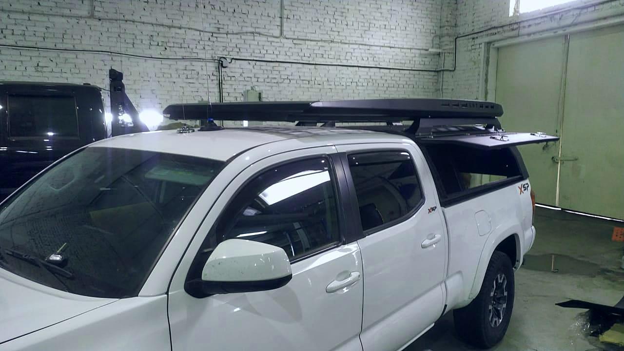 картинка Кунг алюминиевый для Toyota Tacoma III (Long Bed, с 2015) 3 двери, неокрашенный — KDT 15281(I)L