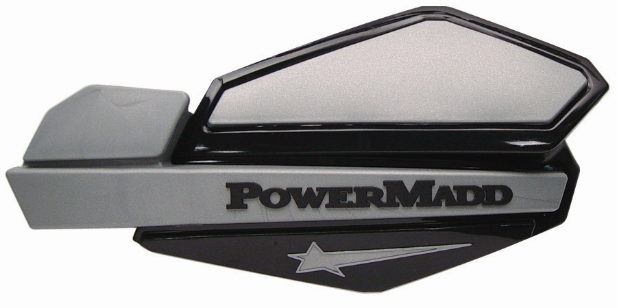картинка Ветровые щитки для квадроцикла "PowerMadd" Серия Star, черный/серебристый