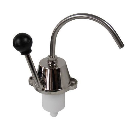 картинка Кран умывальника с ручным насосом