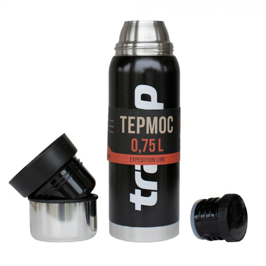 картинка Термос TRAMP Expedition line 0,75 л., Черный
