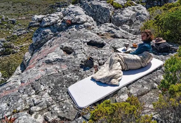 картинка Коврик самонадувающийся Naturehike, 200x65x3 см, серый