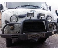 картинка Бампер передний УАЗ 452 "Медведь" с кенгурином