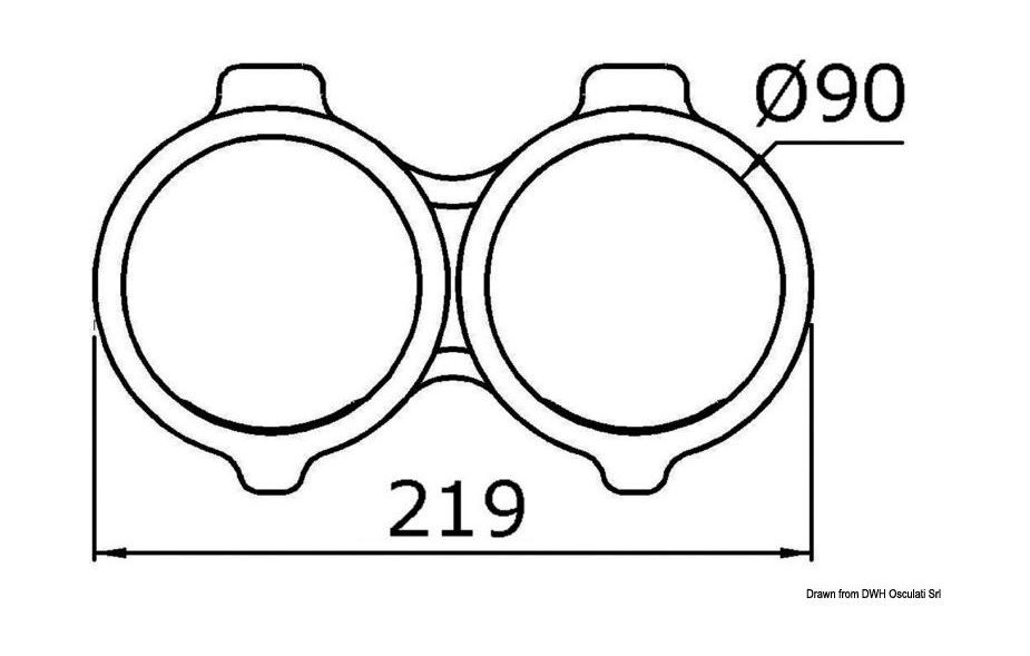 картинка Подстаканник складной Swing-Out, 2 или 4 места