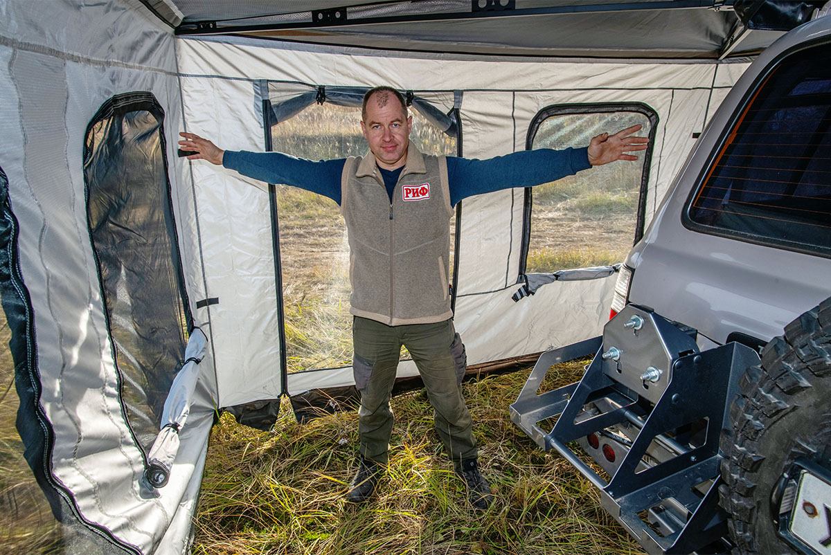 картинка Стенки к автомобильной веерной маркизе (тамбур) РИФ  2х2,3 м 