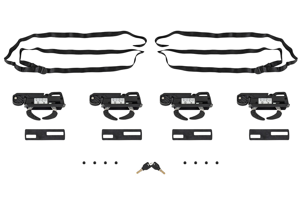 картинка Бокс автомобильный на крышу Pentair COBRA 390L черный глянец, двусторонний