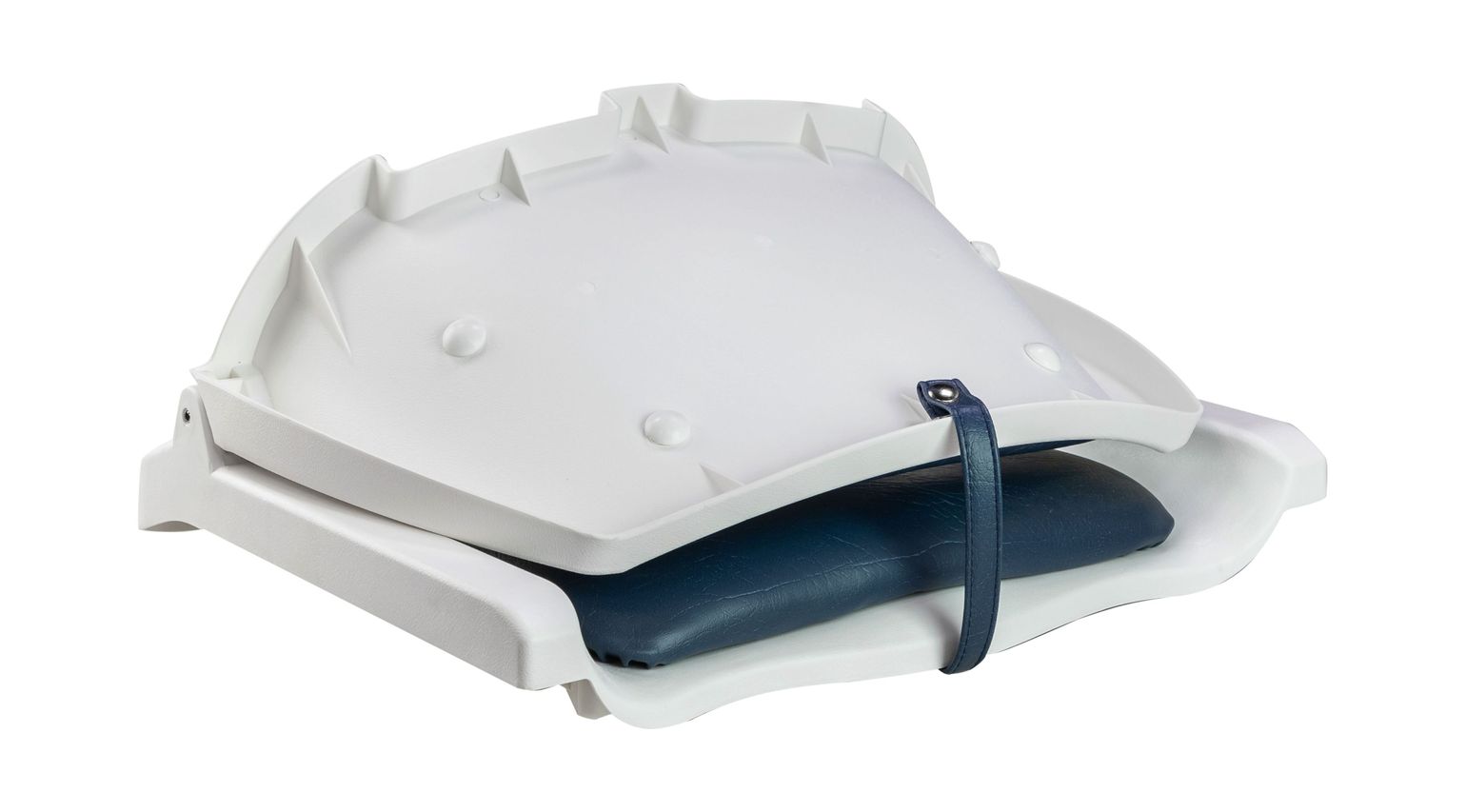 картинка Кресло складное мягкое TRAVELER, цвет белый/синий