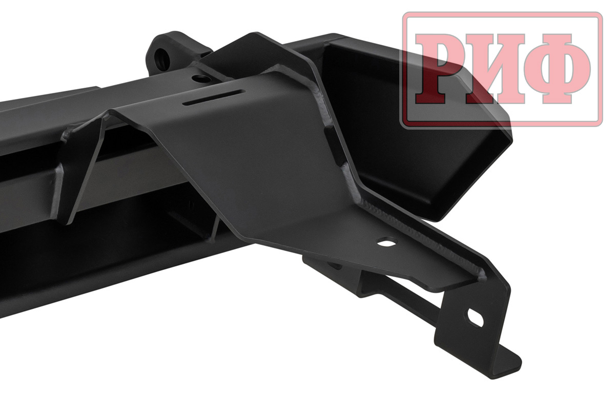 картинка Бампер задний Changan Hunter Plus с квадратом и фонарями РИФ силовой