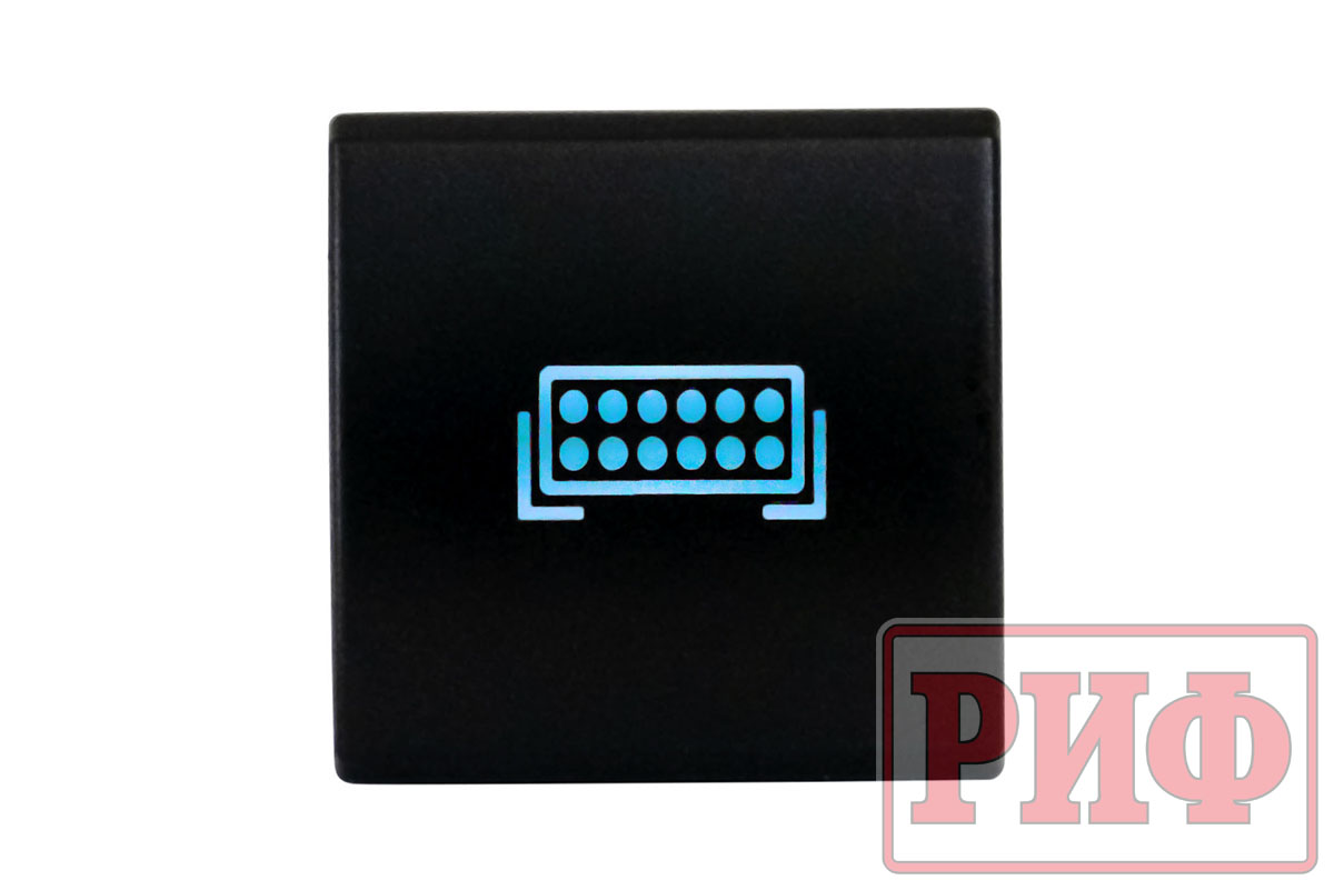 картинка Кнопка ВКЛ/ВЫКЛ, голубой, FRONT LIGHTS TOYOTA 22x22