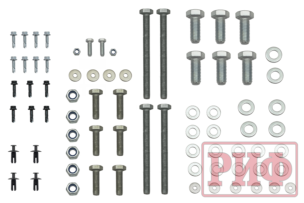 картинка Бампер задний РИФ Jeep Wrangler JL 2018+ с квадратом под фаркоп и фонарями, стандарт