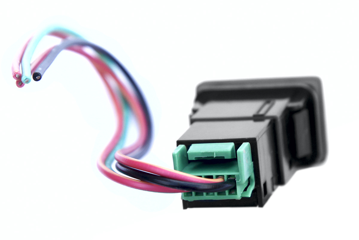 картинка Кнопка РИФ ВКЛ/ВЫКЛ, белый, FRONT LIGHTS TOYOTA 32x22