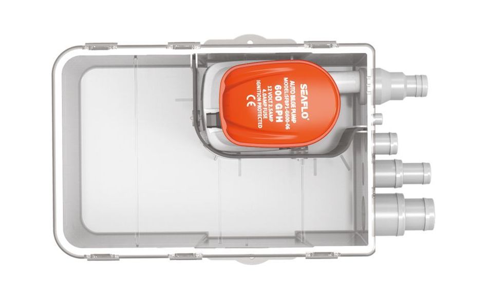 картинка Бак откачки воды из душа 600 GPH, 24 В, SeaFlo