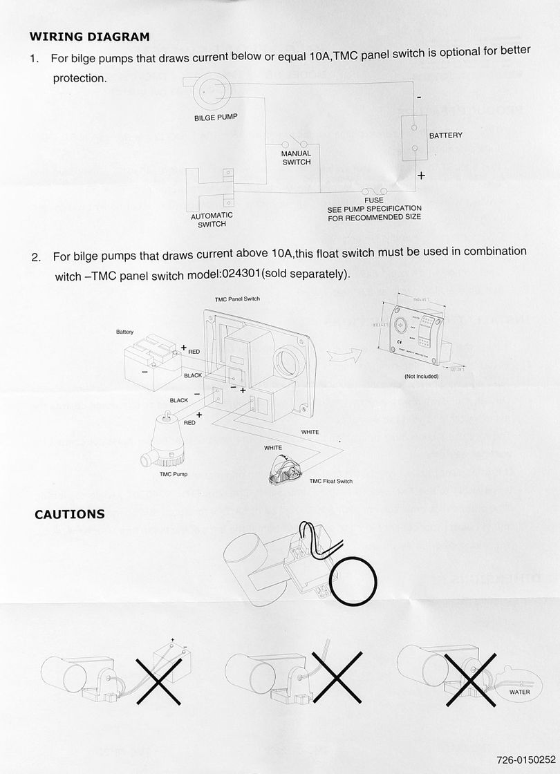 картинка Автопереключатель поплавковый с защитным кожухом