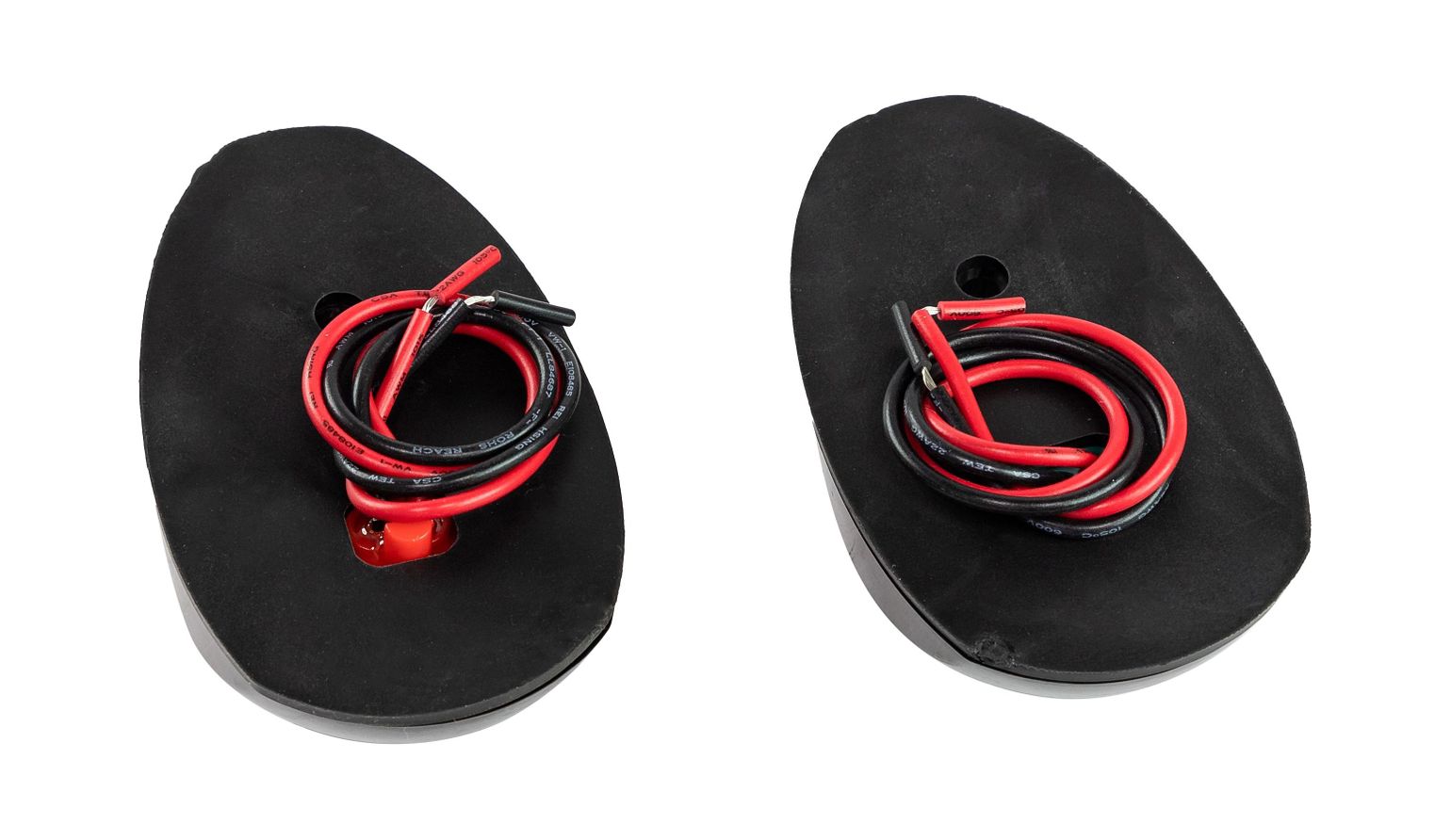 картинка Огни ходовые светодиодные, черный корпус, комплект