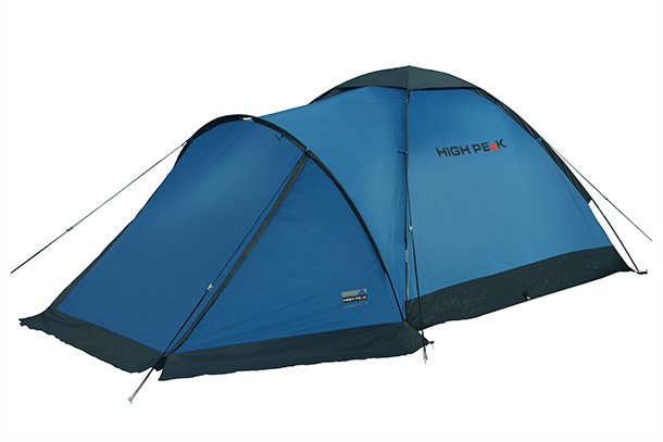 картинка Палатка High Peak Ontario 3 305х180х120 см. (Синий/серый)