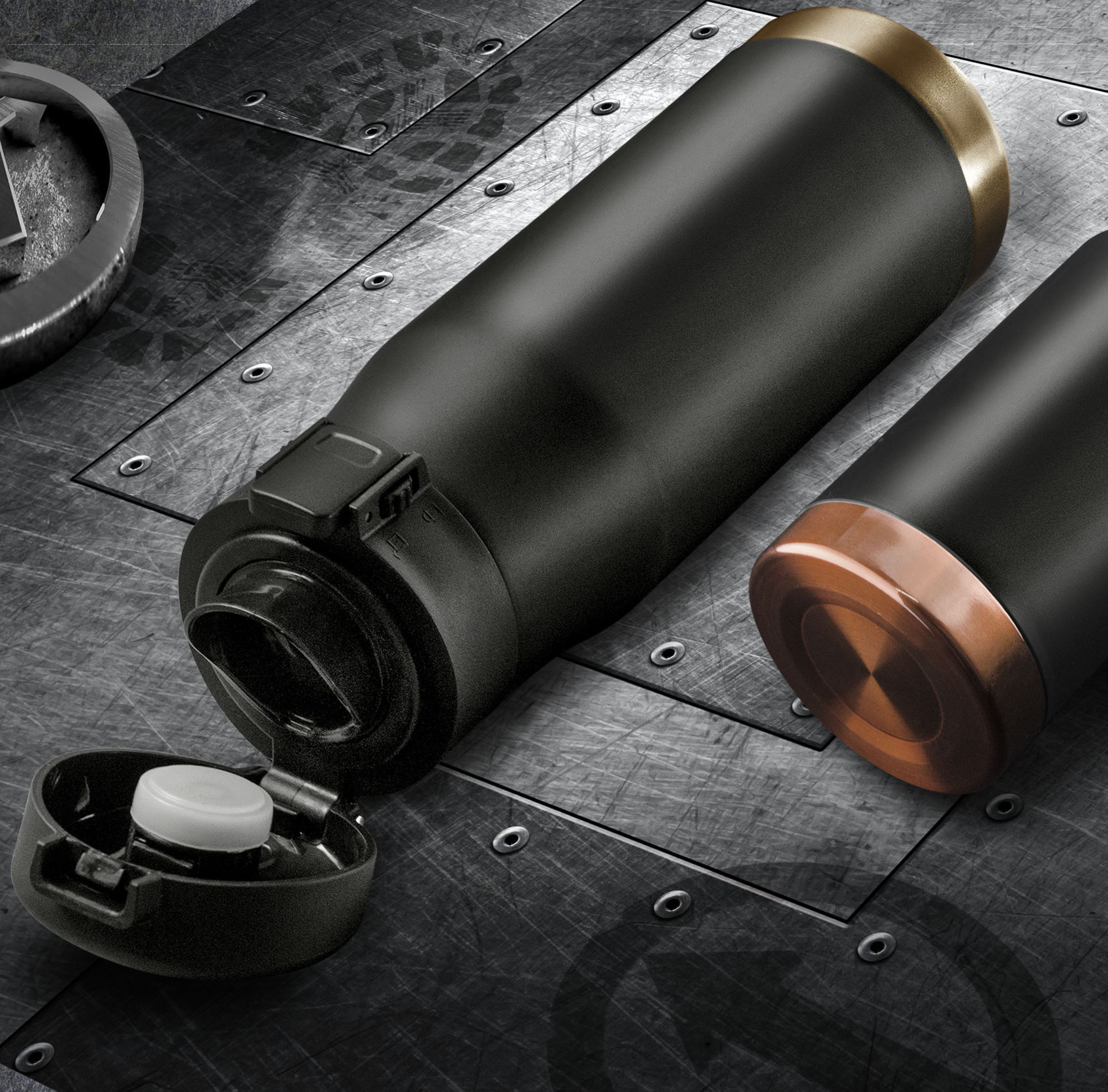 картинка Термос LIBERTY CANTEEN, 500 мл, черный/медь