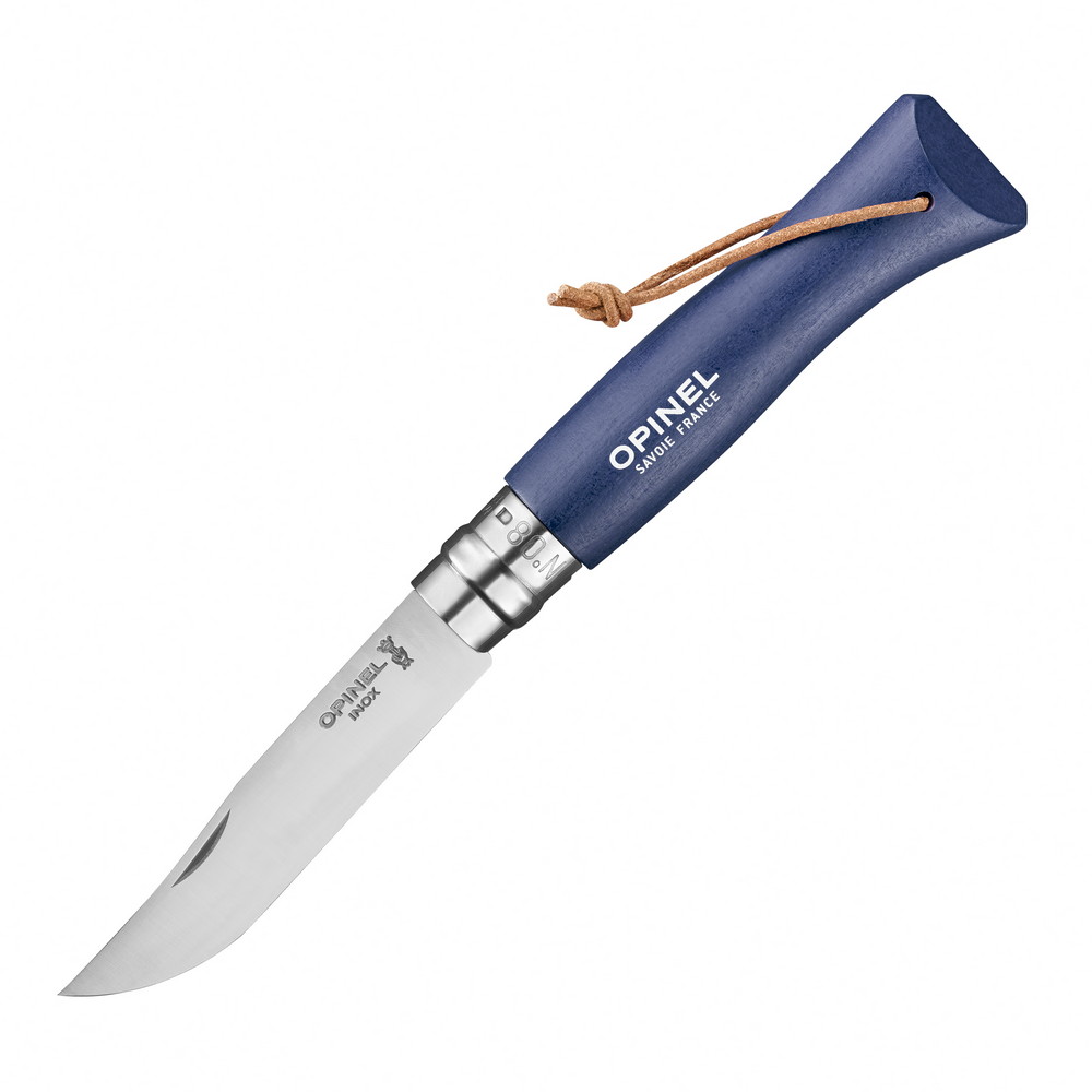 картинка Нож Opinel №8 Trekking, нержавеющая сталь, синий, 002212