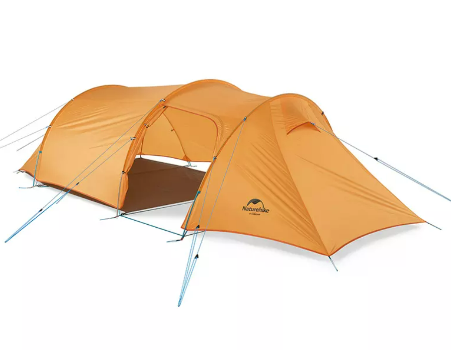 картинка Палатка Naturehike Opalus 3-местная, алюминиевый каркас, оранжевый