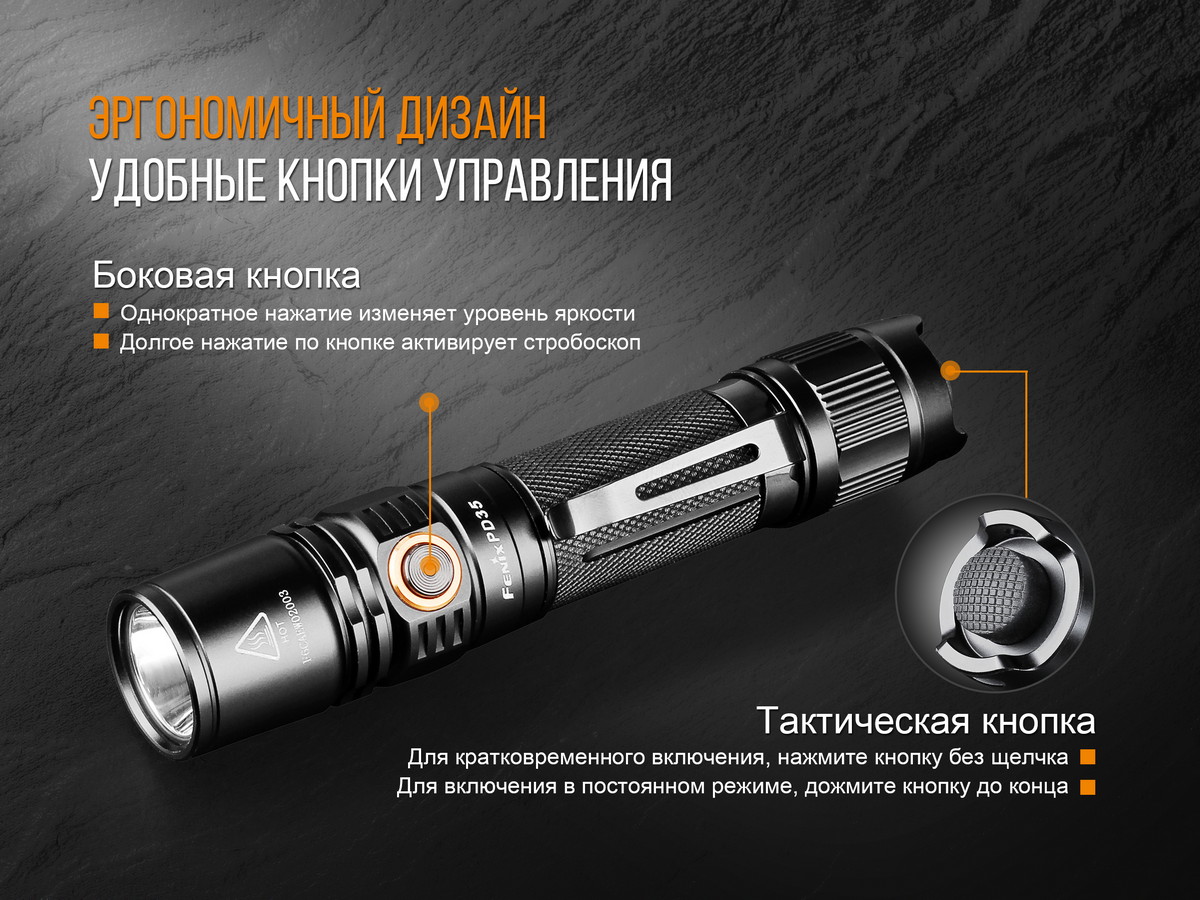 Фонарь Fenix PD35 V2.0 Cree XP-L HI V3 LED