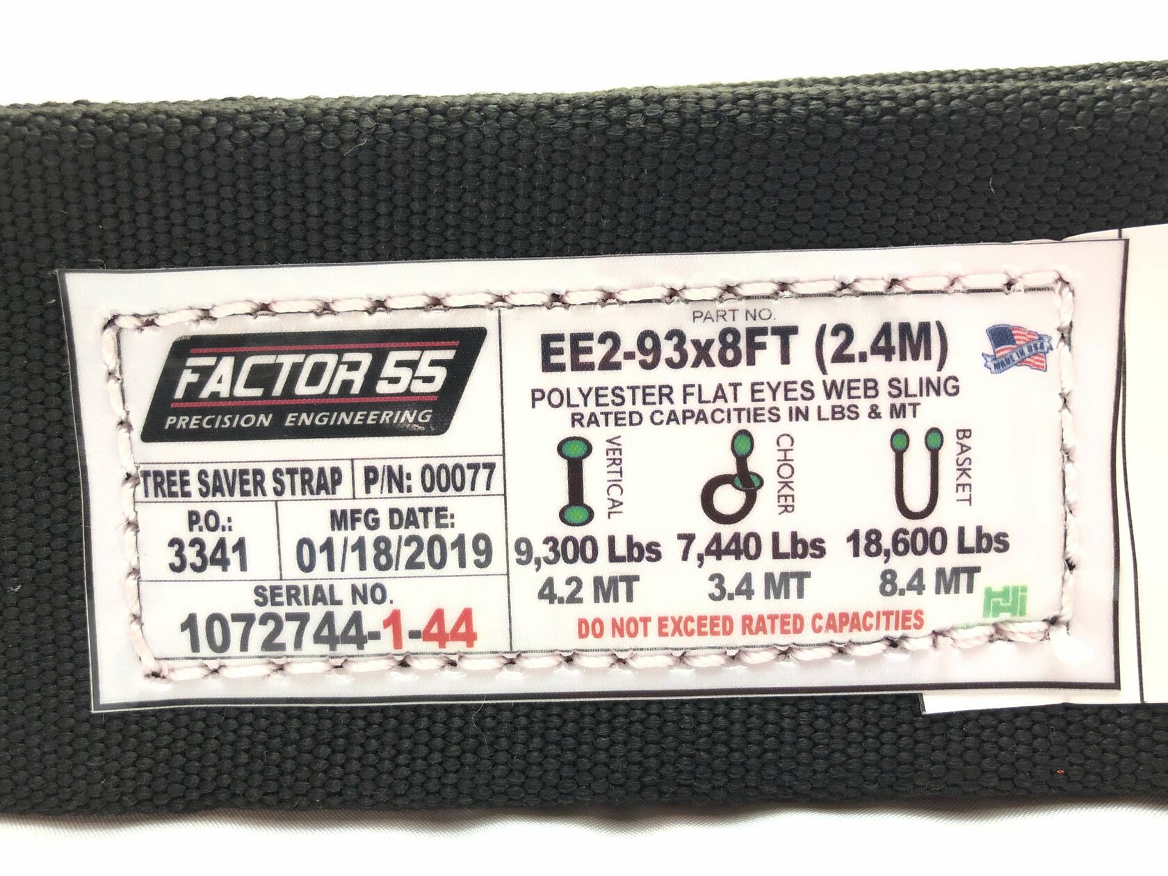 Корозащитная стропа Factor 55