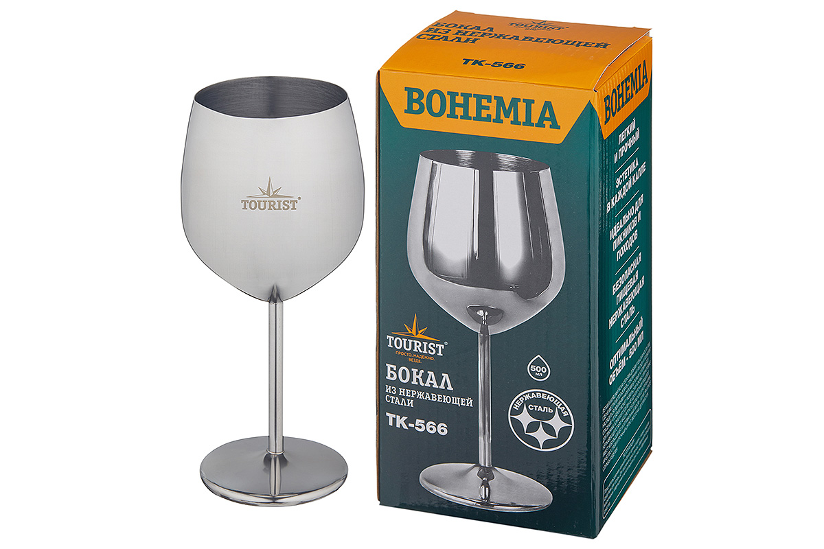 картинка Бокал TOURIST BOHEMIA, объём: 500 мл