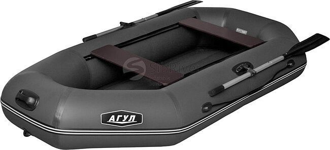 картинка Надувная лодка ПВХ Агул 275 НД, серый, SibRiver