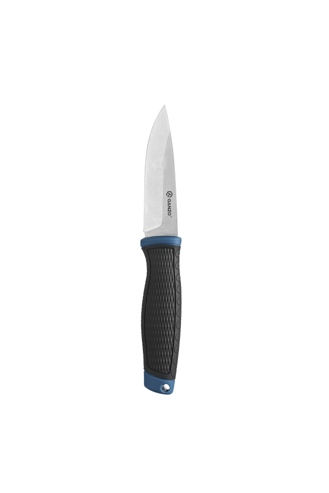 картинка Нож Ganzo G806 черный c синим, G806-BL