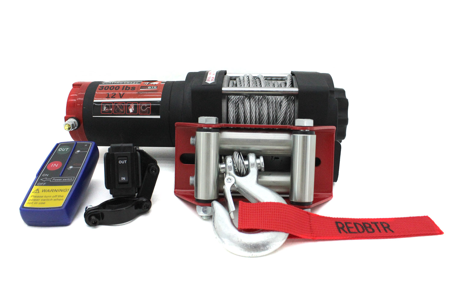 картинка Лебедка redBTR QUATTRO CRAZY 3,0 12В 1360кг, 153:1