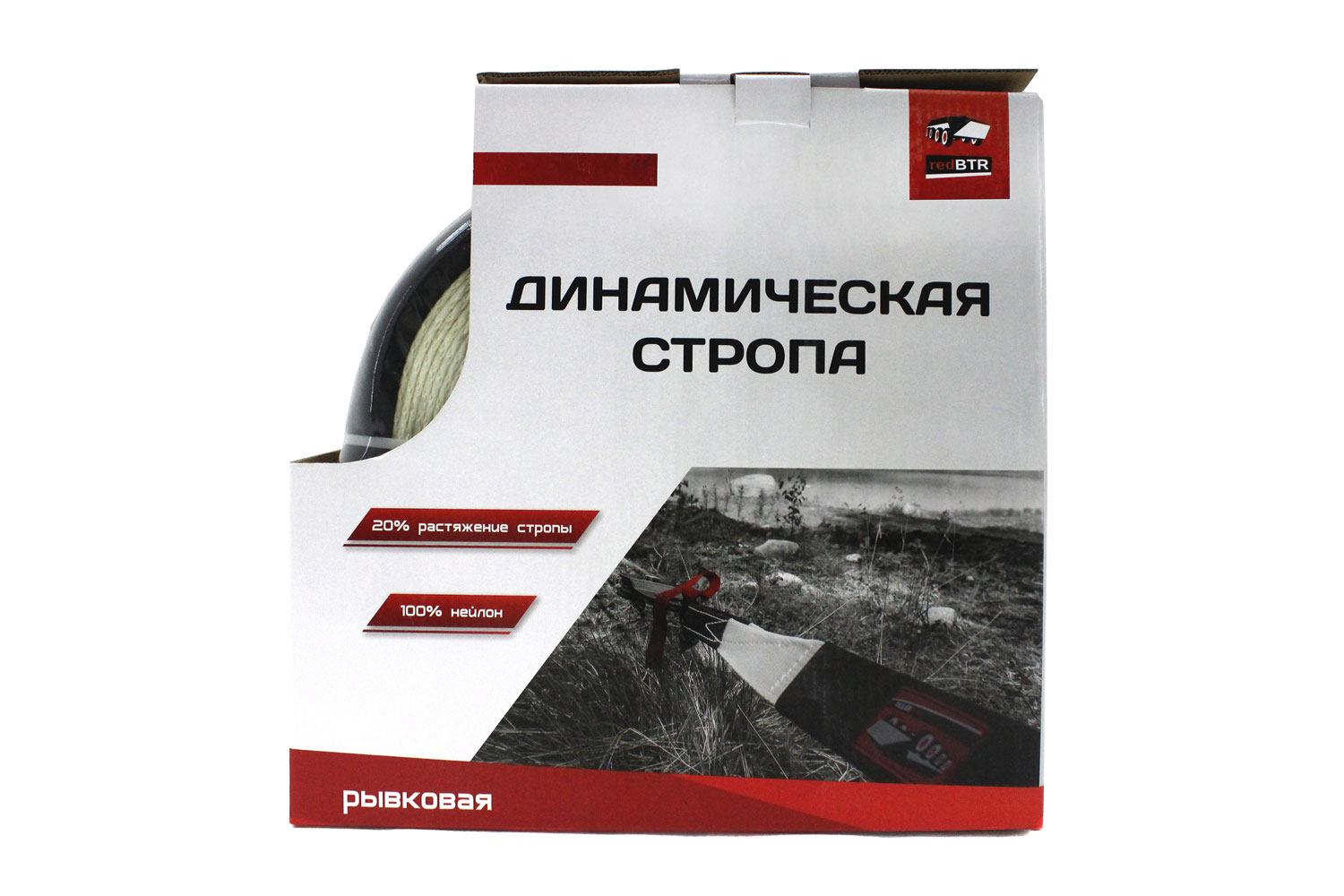 картинка Стропа динамическая 11 тонн 9м ширина 100мм redBTR