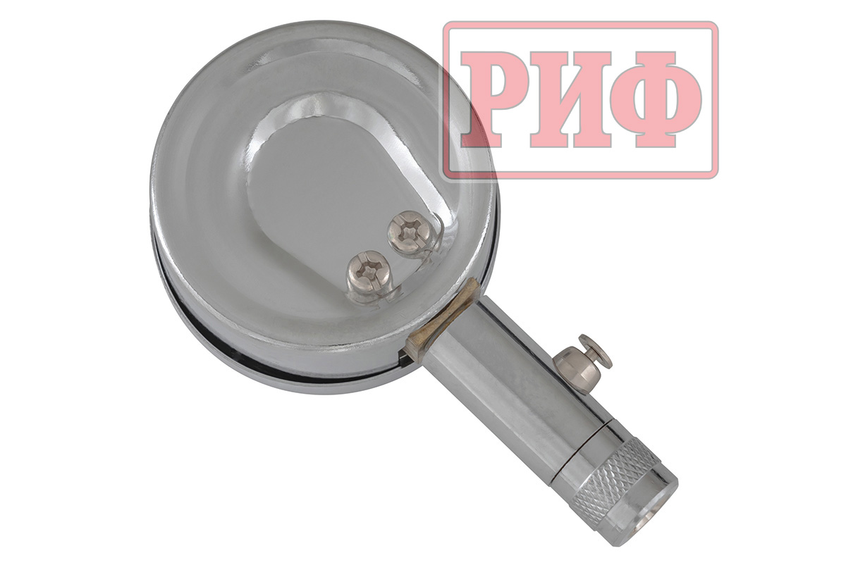 картинка Манометр РИФ (серебро) от 0 до 1 атм.