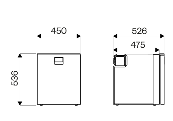 картинка Компрессорный холодильник Indel B Cruise 65 Drawer 12/24V