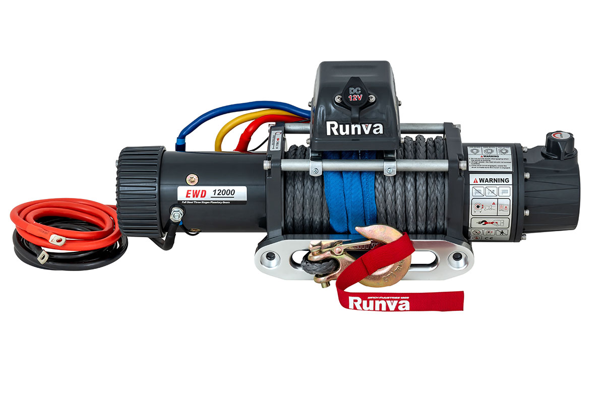картинка Лебёдка Runva 12000 lbs 5443 кг12V синтетика двухскоростная