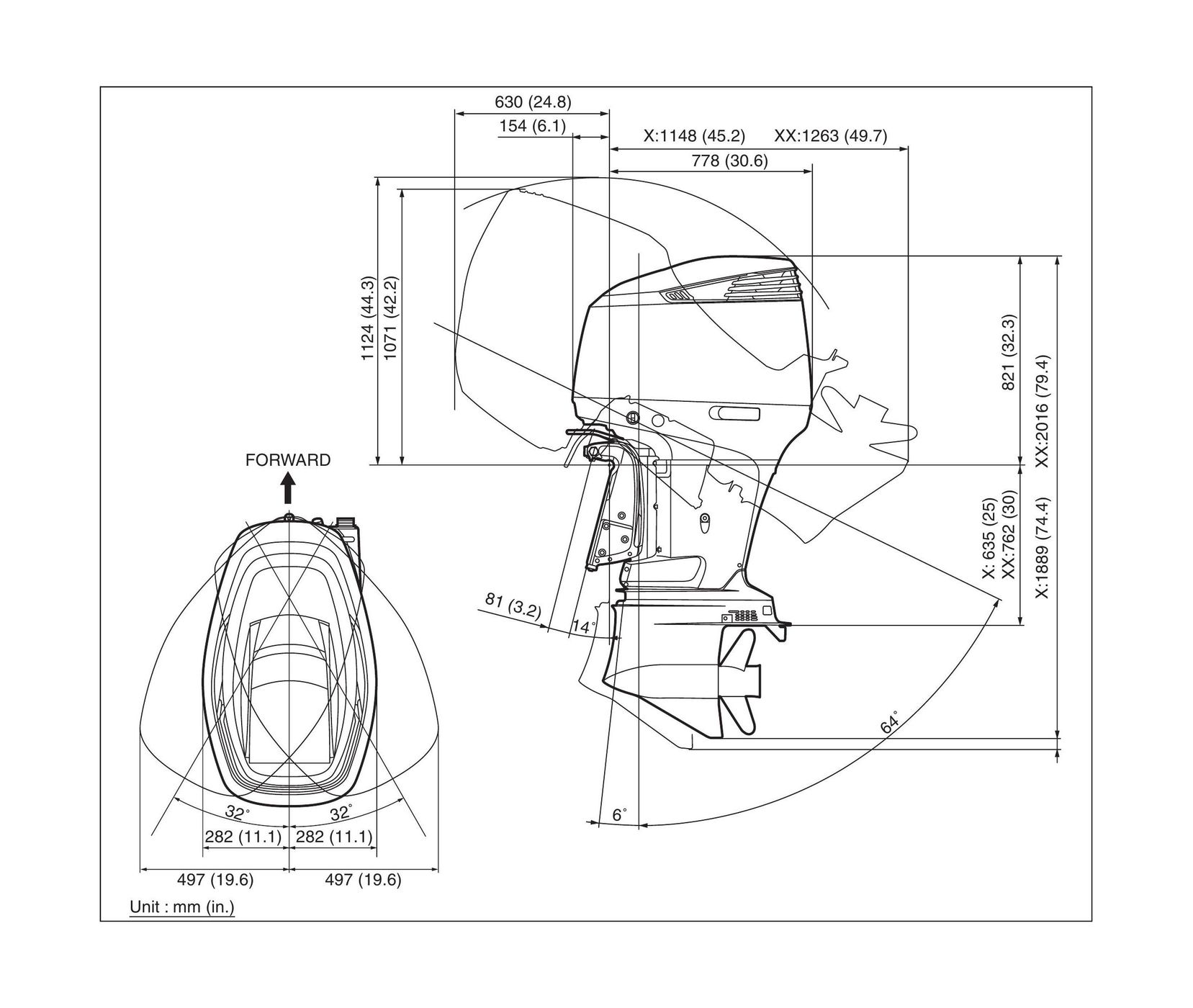 картинка Мотор лодочный Suzuki DF300APX