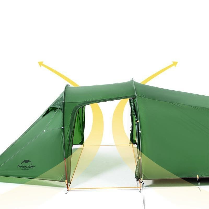 картинка Палатка двухместная Naturehike Opalus NH20ZP001,оранжевая, 6927595750667
