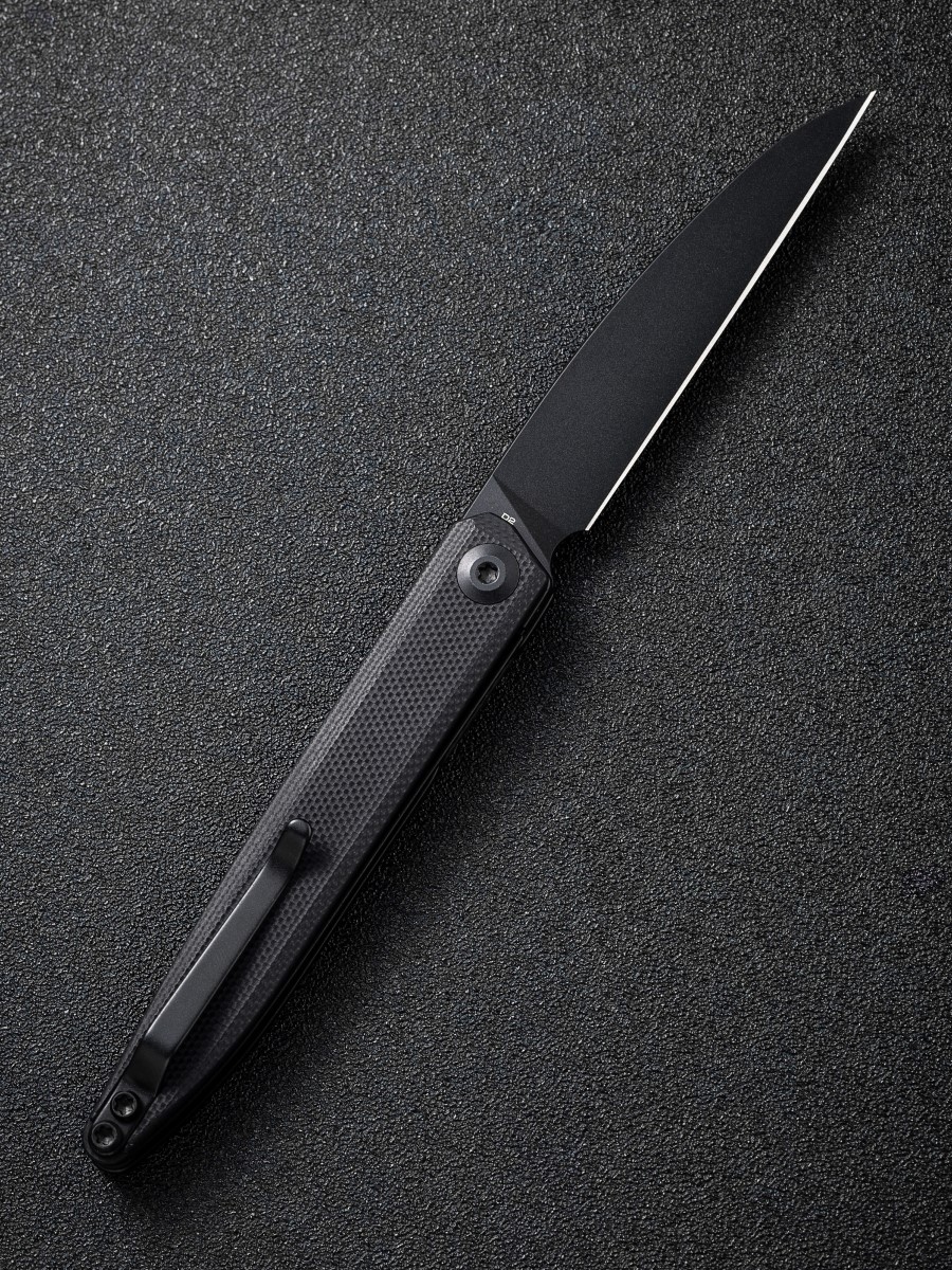 картинка Складной нож SENCUT Jubil D2 Steel Black Handle G10 Black