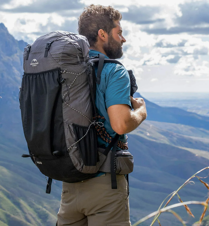 картинка Рюкзак туристический Naturehike 60 л, черный