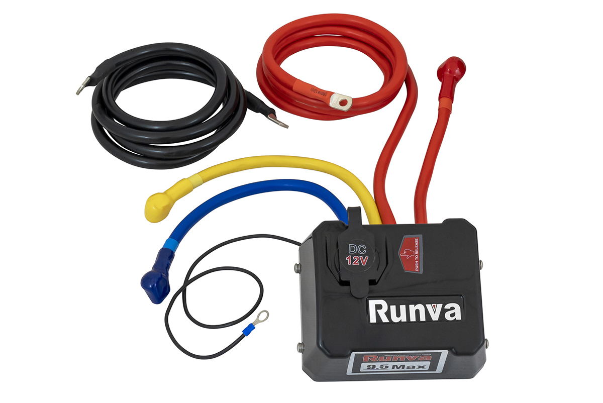 картинка Лебёдка Runva EWB12500MAXSSR 5670кг12V  влагозащищенная, синтетика