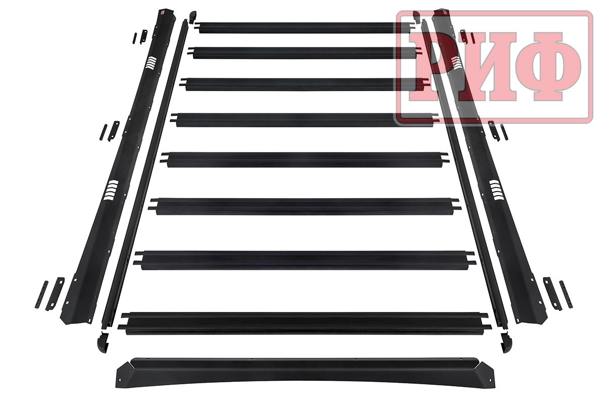 картинка Багажник экспедиционный Mitsubishi Pajero IV 1150x2080 ммплатформа алюминиевый РИФ