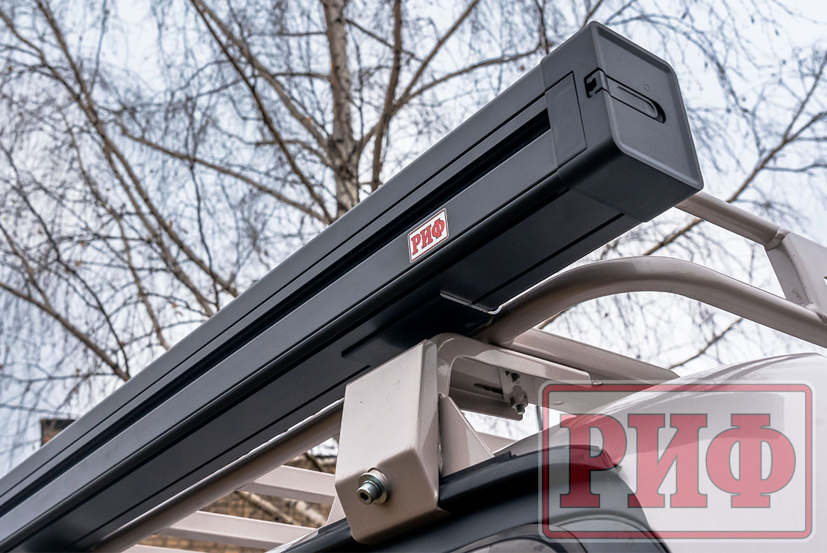 картинка Маркиза автомобильная РИФ 2,13х2,5 м полуавтомат (винил) темно-серая