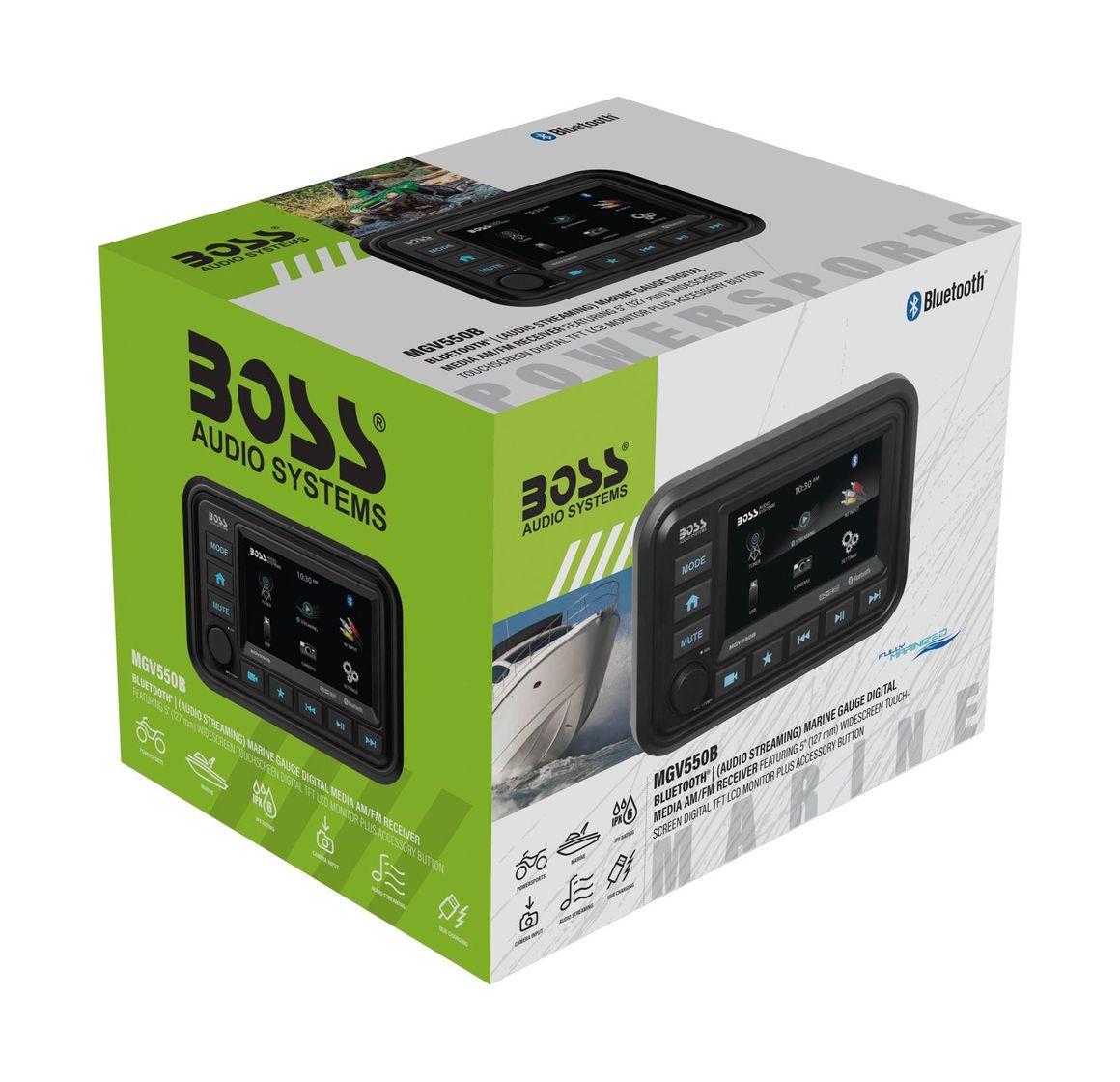 картинка Морская магнитола BOSS MGV550B