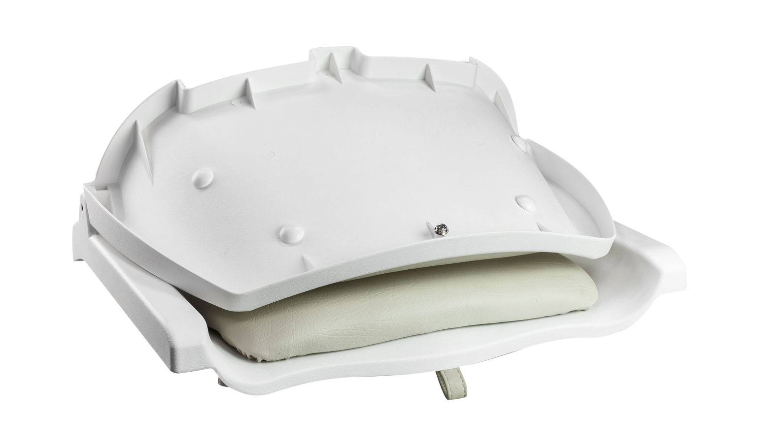 картинка Кресло складное мягкое TRAVELER, цвет белый/серый