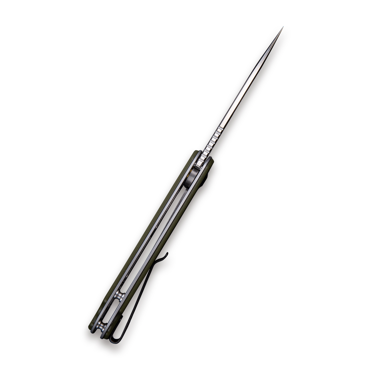картинка Складной нож CIVIVI Elementum D2 Steel Satin Finished Handle G10 Green