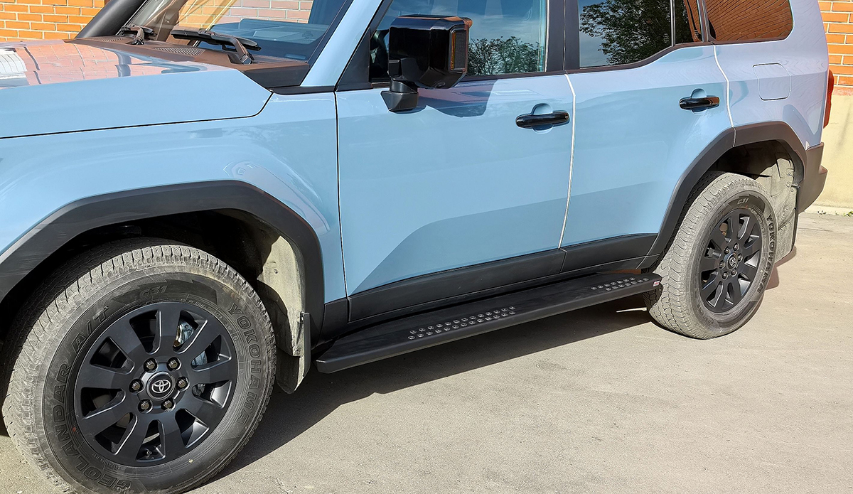 Пороги РИФ силовые Toyota Land Cruiser Prado 250
