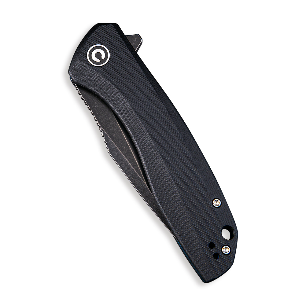 картинка Складной нож CIVIVI Baklash 9Cr18MoV Steel Black Stonewashed Handle G10 Black