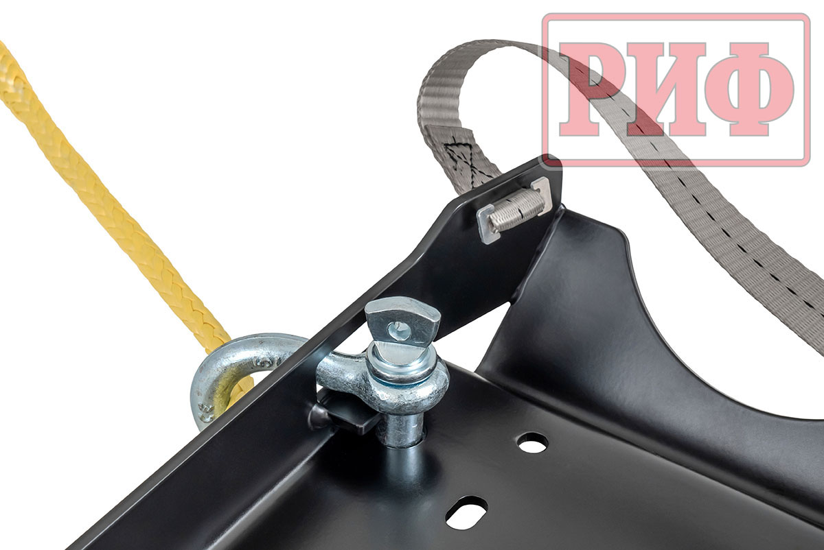 картинка Площадка съёмная для переносной лебёдки под квадрат, облегчённая, с ручками РИФ